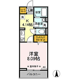 Lotus 1Kの間取図画像