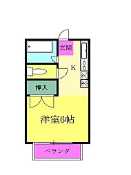 間取図画像 1K