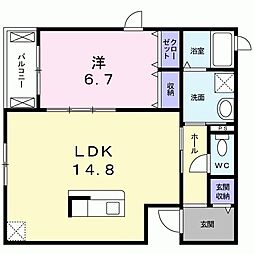 ハーフコート1番館 2階