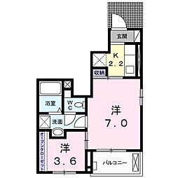 K-PLAZA 2Kの間取図画像