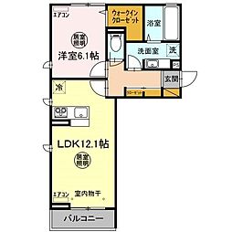 間取図画像 1LDK