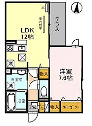 間取図画像 1LDK
