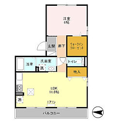 間取図画像 1LDK