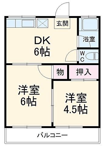 ホームズ 第1天野マンション 2dk 賃料4 5万円 1階 37 12 賃貸アパート住宅情報
