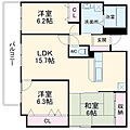 ライフ第5マンション大平台3階9.5万円