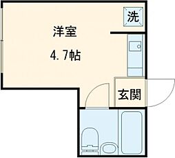 Ｓｅｒａ．ｆ練馬II 1階ワンルームの間取り