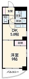 間取図画像 1DK