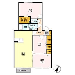 間取図画像 3LDK