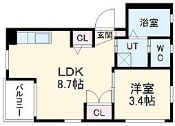 中岡崎駅 6.9万円