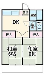 間取図画像 2DK
