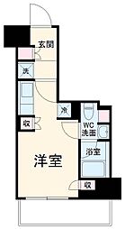 PARKAXIS横濱高島町 ワンルームの間取図画像