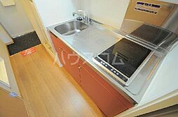 レオパレスバローネII 408 4階1Kのリビング/ダイニング