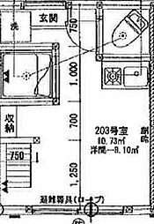 間取図画像 ワンルーム