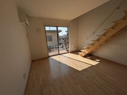 愛知環状鉄道 大門駅 3.5kmの賃貸テラスハウス 1階1LDKのリビング/ダイニング