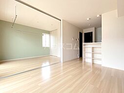 湘南新宿ライン高海 新町駅 徒歩22分の賃貸アパート 1階2LDKのリビング/ダイニング