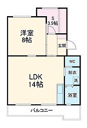 間取図画像 1SLDK