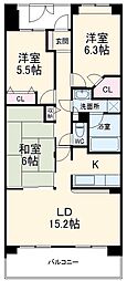 間取図画像 3LDK