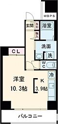 アクティ上池袋 ワンルームの間取図画像