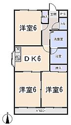 間取図画像 3DK