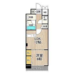 ジューム南船場 5階/-