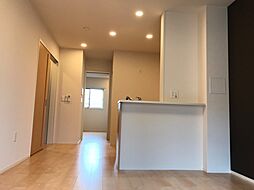 ドリーム　キャンバス 2階1LDKのリビング/ダイニング