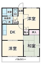 間取図画像 3DK