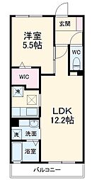 間取図画像 1LDK