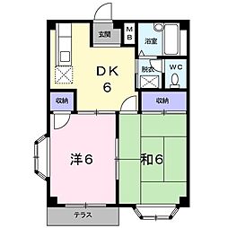 間取図画像 2DK