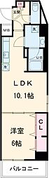 ハーモニーヒルズ瑞江 403 4階1LDKの間取り