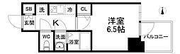 WORVE大阪本町 1Kの間取図画像