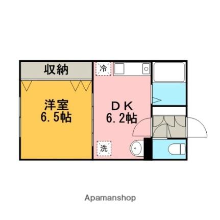 ハイムはなはな 201 ｜ 北海道恵庭市黄金北４丁目（賃貸アパート1DK・2階・27.92㎡） その2