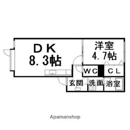 サンクレストときわ ｜北海道北見市常盤町２丁目(賃貸アパート1DK・1階・31.05㎡)の写真 その2