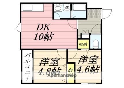 Ｐｒｏｖｉｄｅｎｃｅ山鼻 402｜北海道札幌市中央区南二十五条西９丁目(賃貸マンション2LDK・4階・43.35㎡)の写真 その2