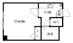 西線9条旭山公園通駅 2.9万円