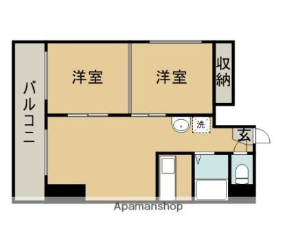 クリスタルファイブ 703｜北海道札幌市中央区北五条西１３丁目(賃貸マンション2LDK・7階・46.98㎡)の写真 その2