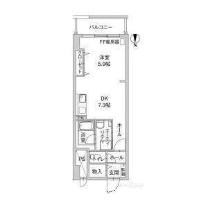 円山パークハイツ 504｜北海道札幌市中央区北二条西２８丁目(賃貸マンション1DK・5階・37.00㎡)の写真 その2