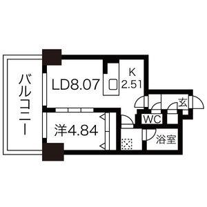 ＭＯＤＥＮＡ　ＦＩＮＥＳＴ　（モデナ　フィネスト） 1106｜北海道札幌市中央区南五条東２丁目(賃貸マンション1LDK・11階・37.00㎡)の写真 その2