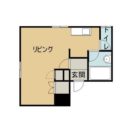 シークエンス620Ａ 3b｜北海道札幌市中央区南六条西２０丁目(賃貸マンション1R・3階・22.68㎡)の写真 その2