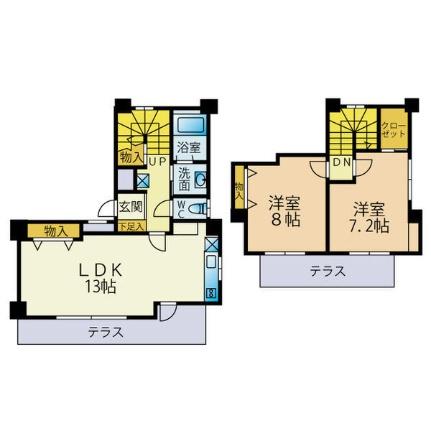 中島公園マンション 801｜北海道札幌市中央区南十一条西１丁目(賃貸マンション2LDK・8階・53.13㎡)の写真 その2