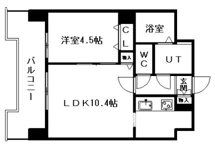 ＵＵＲコート札幌北三条 1207｜北海道札幌市中央区北三条東３丁目(賃貸マンション1LDK・12階・35.07㎡)の写真 その2