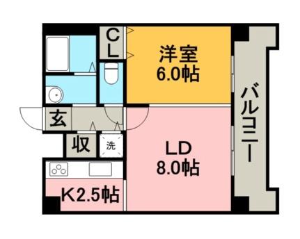 ノーザンヒルズ南10条 401｜北海道札幌市中央区南十条西１３丁目(賃貸マンション1LDK・4階・39.06㎡)の写真 その2