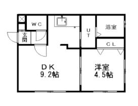 シンセリティ栄通 206 ｜ 北海道札幌市白石区栄通９丁目（賃貸アパート1DK・3階・29.48㎡） その2