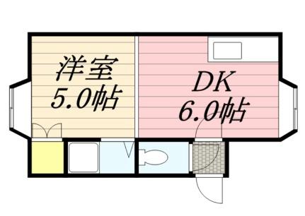 Ａｐｐｏｌｌｏ（アポロ） 3｜北海道札幌市白石区南郷通１６丁目北(賃貸アパート1DK・2階・24.30㎡)の写真 その1