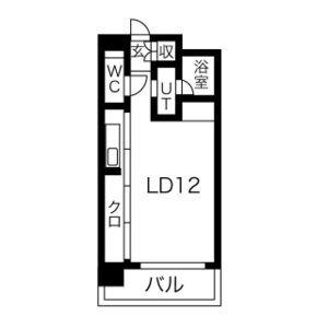 Ｆ021 0802｜北海道札幌市白石区菊水二条１丁目(賃貸マンション1K・8階・35.51㎡)の写真 その2