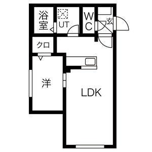 ＲーＦＲＥＥ厚別 0103｜北海道札幌市厚別区厚別中央五条４丁目(賃貸マンション1LDK・1階・32.64㎡)の写真 その2