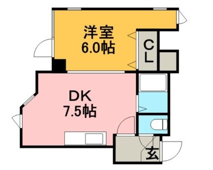 アクトビル 403｜北海道札幌市厚別区厚別中央一条３丁目(賃貸マンション1DK・4階・32.59㎡)の写真 その2