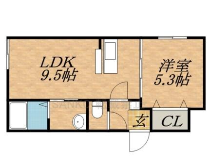 シリウス環状通東 305｜北海道札幌市東区北十六条東１７丁目(賃貸マンション1LDK・3階・32.07㎡)の写真 その2