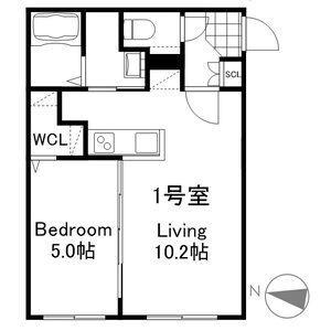 仮）プレスタ北23東14ＭＳ 401｜北海道札幌市東区北二十三条東１４丁目(賃貸マンション1LDK・4階・34.86㎡)の写真 その2