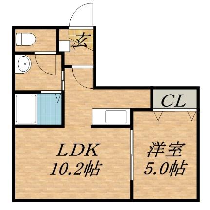 リージェントＳ札幌 301｜北海道札幌市東区北八条東１丁目(賃貸マンション1LDK・3階・33.90㎡)の写真 その2