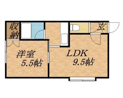 レイクサイド28 203｜北海道札幌市東区北二十八条東１９丁目(賃貸アパート1LDK・2階・29.97㎡)の写真 その2